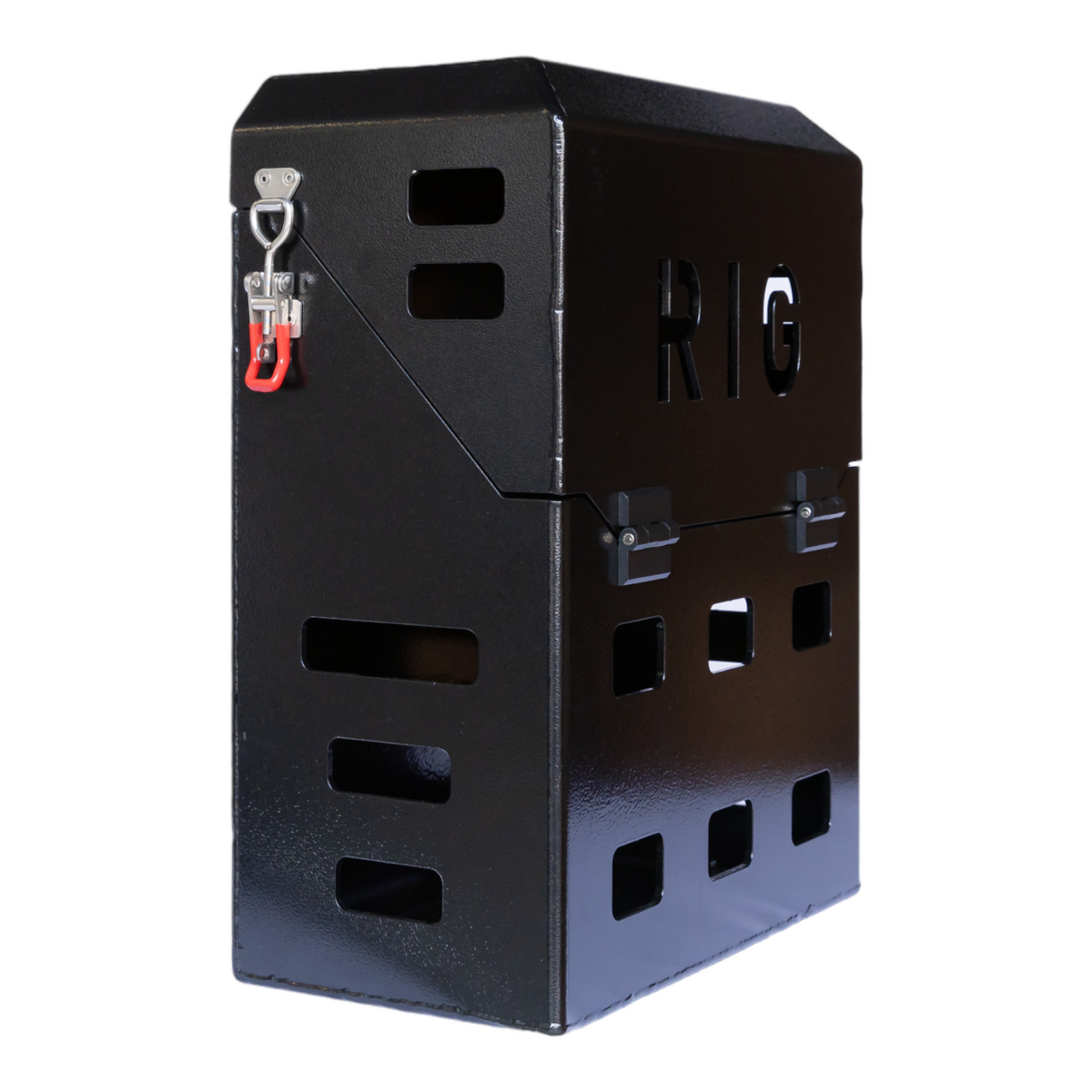 Lockable Jerry Can Holder Black