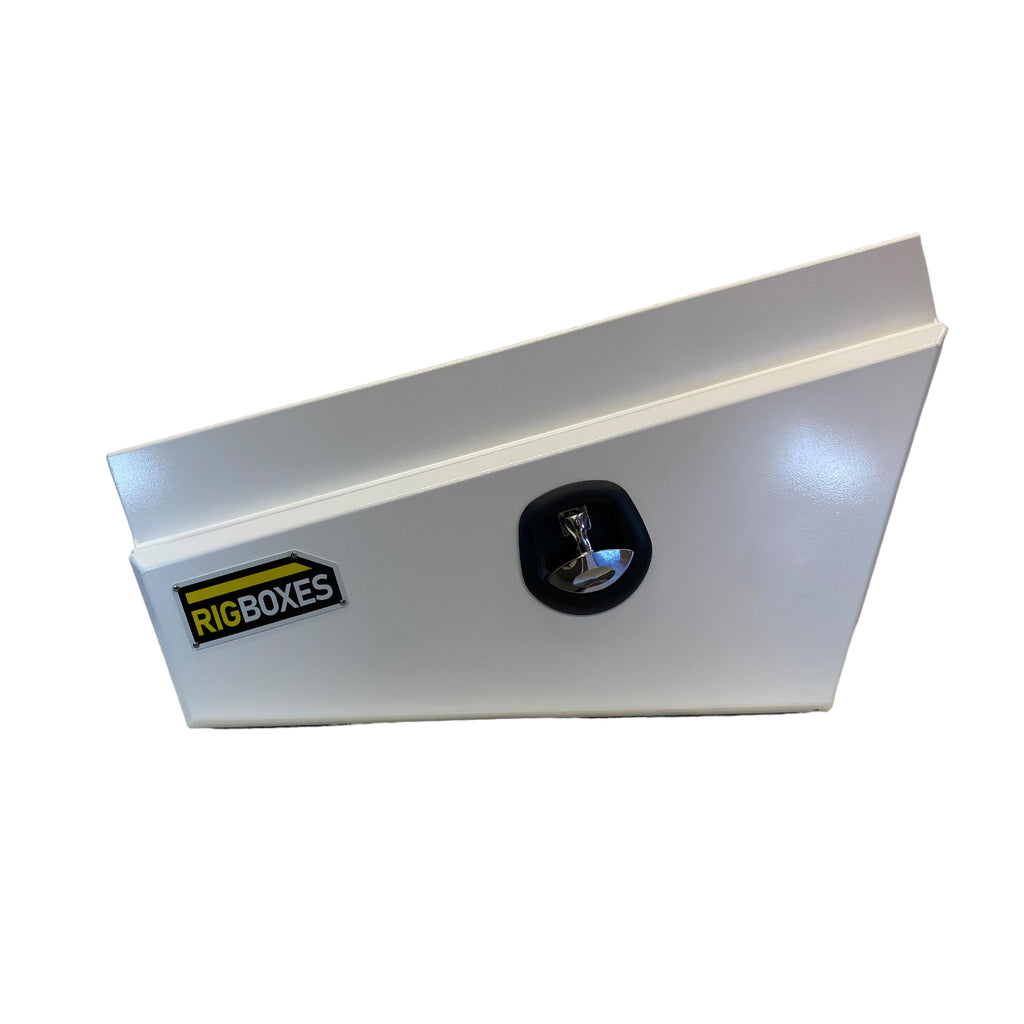 900mm Under Tray Boxes with 100mm Recess (PAIR)- White