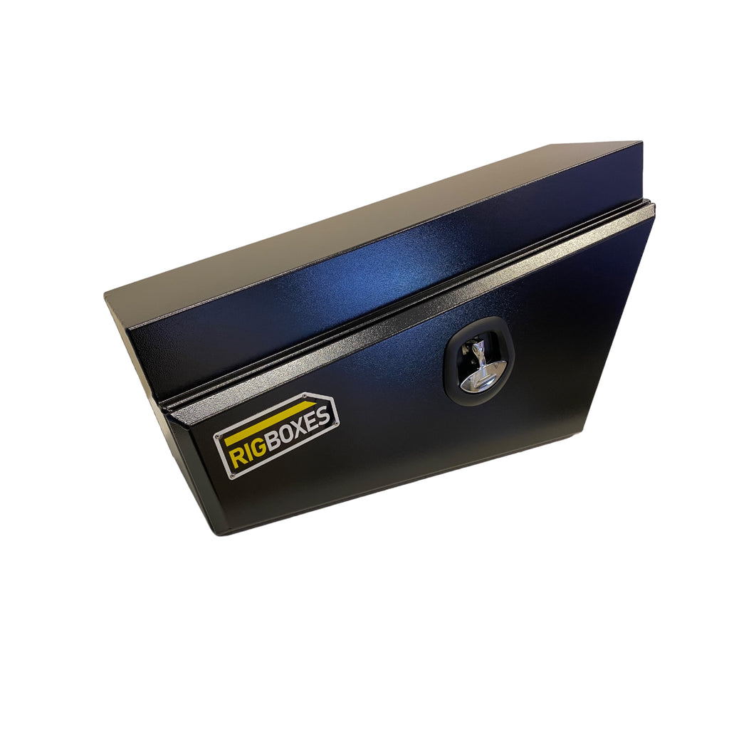 900mm Under Tray Boxes with 100mm Recess (PAIR)- Black