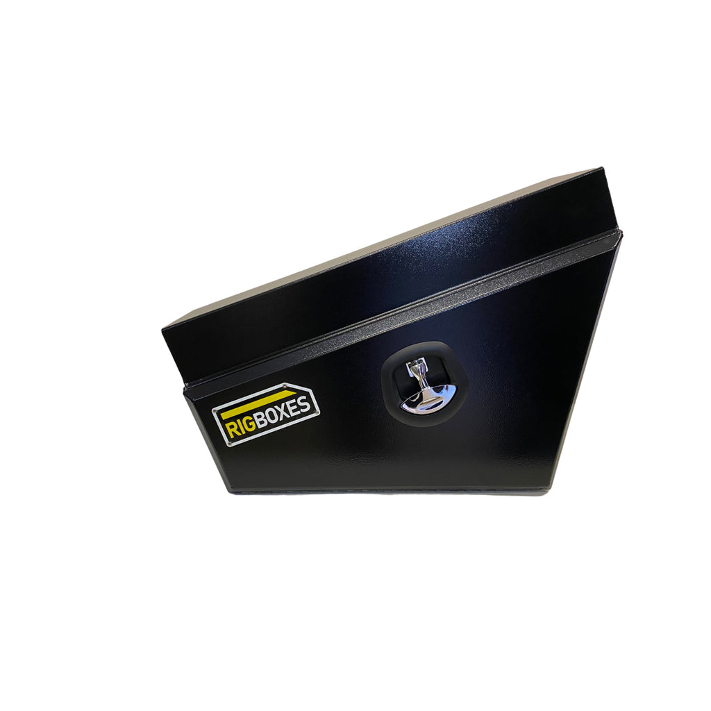 750mm Under Tray Boxes with 100mm Recess (PAIR)- Black