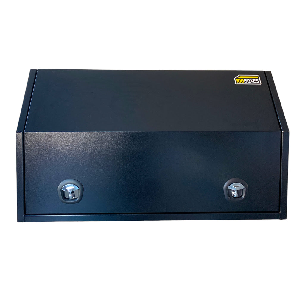 1500mm Aluminium Toolbox Half Door- Black